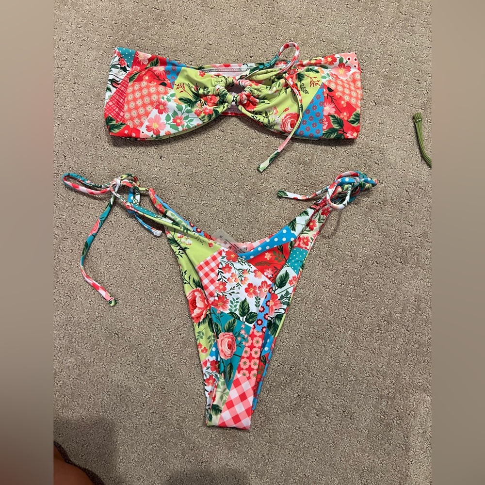 Multi-pattern Bikini Set